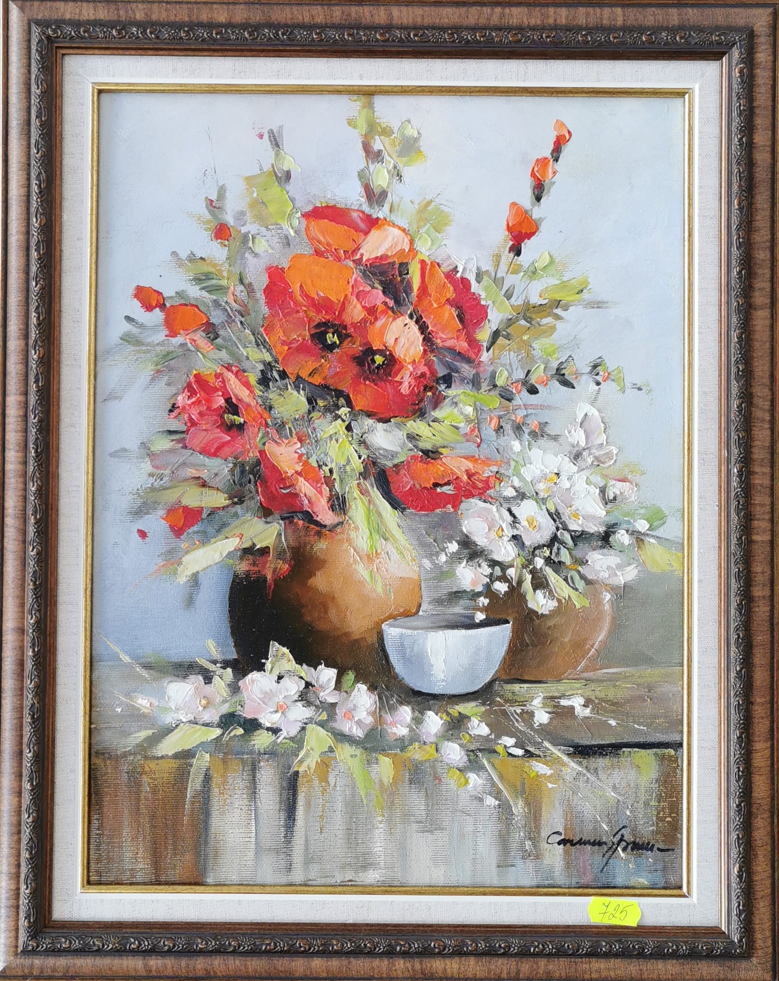 Natură statică cu maci