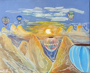 Baloane in deșert