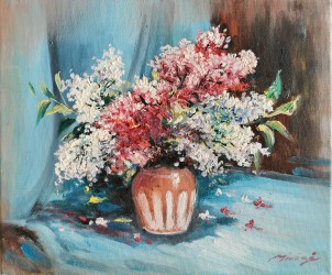 Vas cu liliac