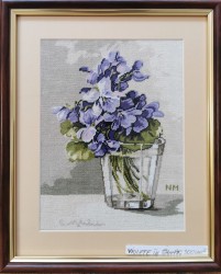 Violete in pahar